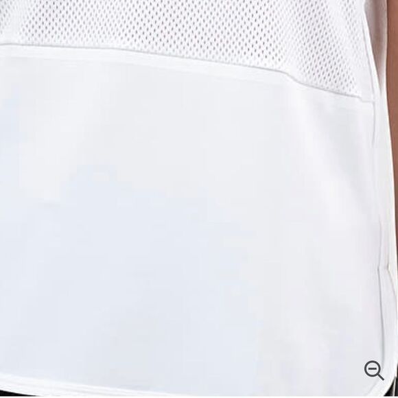 NWT! ADIDAS By Stella McCartney True Strength Run Loose Fit White Tee Size S - Picture 4 of 8